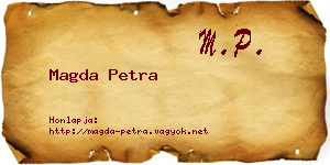 Magda Petra névjegykártya
